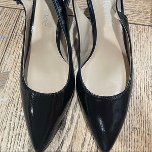 J. Renee black pumps, (Pearla) leather like new